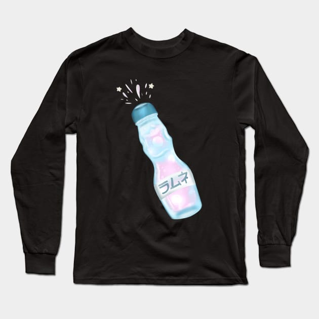 Ramune Soda Long Sleeve T-Shirt by mahougoblin